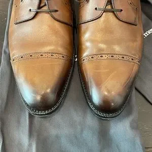 Ermenegildo Zegna Derby Captoe Medium Brown Shoes Size 12 US 11 EU Ermenegildo Zegna | Shoes | Ermenegildo Zegna Derby Captoe  main image 3